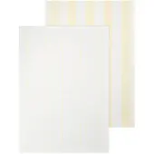 Blomus Geschirrtuch Taulo Streifen White / Transparent Yellow 50 x 70 cm (2er Set)