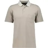 Ragman Poloshirt , Herren, Gr. S, beige (walnuss, 875), Piqué, 60% Baumwolle, 40% Polyester, regular fit, ohne Ausschnitt, Shirts Poloshirt