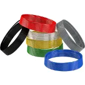 RIEGLER Polyamidschlauch, Schlauch-ø 5x1, rot, Rolle 25 m 25 Stk
