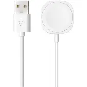 FIXED Kabel zum Aufladen USB-A zu Apple Watch, 2,5W 1m, Charging Cable, Weiß