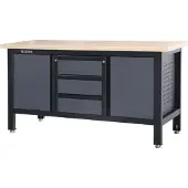 Feistos Werkstatteinrichtung Heros 2 Werkbank mit Schubladen 170 cm
