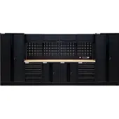 Feistos , Werkstatteinrichtung EOS 13 Blackline, 455 x 61 x 200 cm (B x T x H)