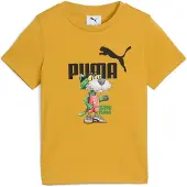 Puma T-Shirt "SUPER GRAPHIC TEE PS" Regular Fit, Kurzarm, Rundhalsausschnitt, mit Print-Applikation