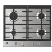 Hoover H-HOB 300 GAS HMK6GRK3X NL, Edelstahl, Integriert, 59.5 cm, Gaskochfeld, Edelstahl, 4 Zone(n)