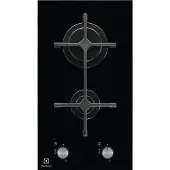 Electrolux EGC3322NVK, Schwarz, Integriert, 29 cm, Gaskochfeld, Glaskeramik, 2 Zone(n)