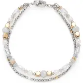Leonardo 026311 Damenarmband Esther Clip & Mix Zweifarbig
