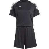 Adidas Jumpsuit PERFORMANCE "TIRO 24 TRAINING", Damen, Gr. L, N-Gr, schwarz-weiß (schwarz, weiß), Obermaterial: 100% Polyester, Overalls Jumpsuit