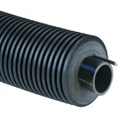 Armacell 1m Fernwärmeleitung mit Frostwächterheizband (Ausführung: 25x2.3 - Ø90 mm)