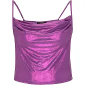 Faina Women Top in violet metallic | Gr.: L