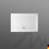 Mauersberger Duschwanne „lupina“ 1100 × 750 mm in Weiß