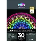 Zieler Black paper pad A4 30 sheets140g