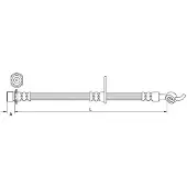 METZGER Bremsschlauch 4110986