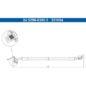 Ate 24.5296-0395.3 Bremsschlauch