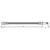 METZGER Bremsschlauch GREENPARTS 4111116