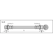 METZGER Bremsschlauch [Hersteller-Nr. 4113506] für Honda