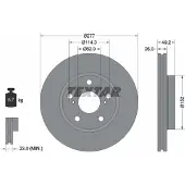 Textar Bremsscheibe 92257703 vorne, belüftet, 1 Stück