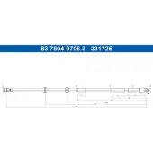 Ate Bremsschlauch 83.7804-0706.3