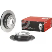 Brembo Bremsscheibe 08.B804.11, hinten, voll, 1 Stück