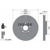 Textar Bremsscheibe 92277205 vorne, belüftet, hochkarbonisiert, 1 Stück