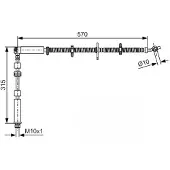 Bosch Bremsschlauch 1.987.481.A63
