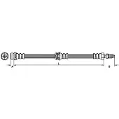 METZGER Bremsschlauch 4110038