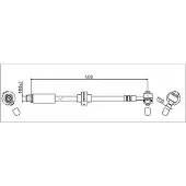 METZGER Bremsschlauch GREENPARTS 4111623