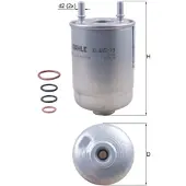 MAHLE ORIGINAL Kraftstofffilter KL 485/19D