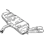 Bosal Endschalldämpfer 105-067