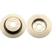 TRW Bremsscheibe DF6150 hinten, voll, 1 Stück