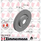 ZIMMERMANN Bremsscheibe COAT Z 590.2810.20