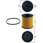 MAHLE ORIGINAL Kraftstofffilter KX 70D für Mercedes-Benz E