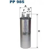 FILTRON Kraftstofffilter PP 985 für VW Transporter V Bus (7HB, 7HJ, 7EB, 7EJ, 7EF, 7EG, 7HF, 7EC) Leitungsfilter