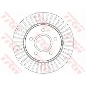 TRW Bremsscheibe DF6253S vorne, belüftet, 1 Stück