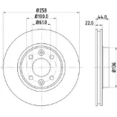 Hella Pagid Bremsscheibe PRO High Carbon 8DD 355 129-621