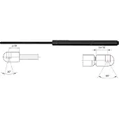 METZGER 2110562 Gasfeder Heckklappendämpfer für OPEL Adam (M13) 600mm