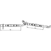 METZGER Bremsschlauch [Hersteller-Nr. 4110709] für Mazda