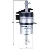 MAHLE ORIGINAL Kraftstofffilter MAHLE KL 238