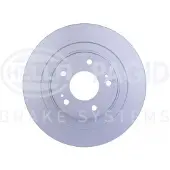 Hella Bremsscheibe Hinterachse Voll [Hersteller-Nr. 8DD355120-431] für Citroën, Mitsubishi, Peugeot