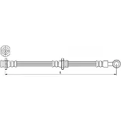 METZGER Bremsschlauch 4110639