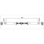 METZGER Bremsschlauch 4111748