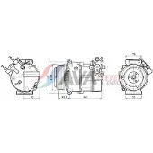 Ava Cooling Kompressor, Klimaanlage AUAK354