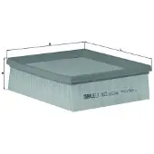 Knecht Luftfilter MAHLE LX 1622