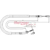 METZGER Seilzug, Feststellbremse [Hersteller-Nr. 10.9873] für VW, Mercedes-Benz