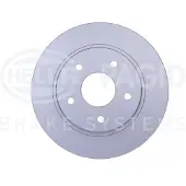 Hella Bremsscheibe Hinterachse Voll [Hersteller-Nr. 8DD355115-801] für Fiat, Chrysler, Dodge