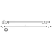METZGER Bremsschlauch 4111641