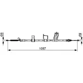 Bosch Seilzug, Feststellbremse 1 987 482 628 Rechts
