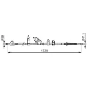 Bosch Seilzug, Feststellbremse 1987482566 für TOYOTA