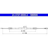 Ate Bremszug, Handbremse 24.3727-0686.2
