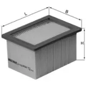 MAHLE ORIGINAL LUFTFILTER LX 1790 BMW F 650 GS