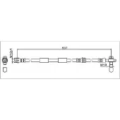 METZGER Bremsschlauch GREENPARTS 4111475